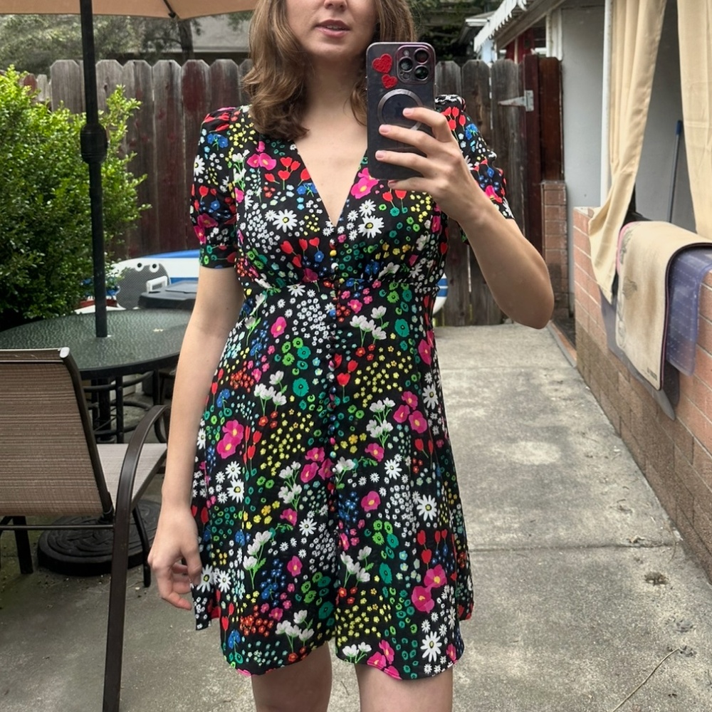 The Kooples Floral Short Dress Size 2